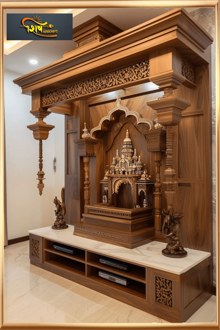 Wooden Modern Style Temple