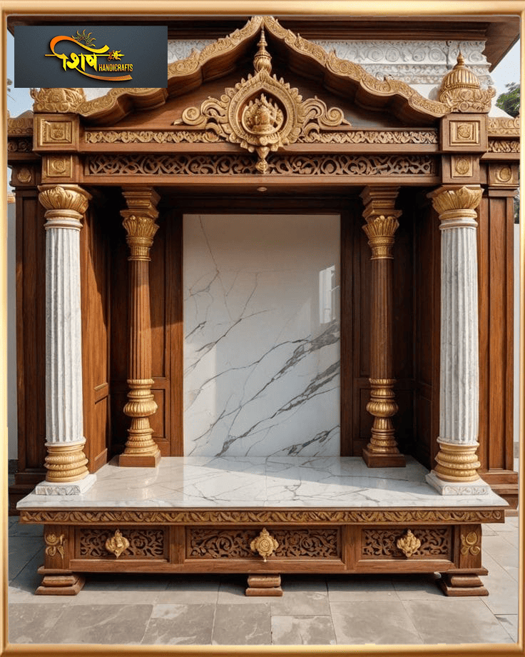 Wooden Modern Style Temple